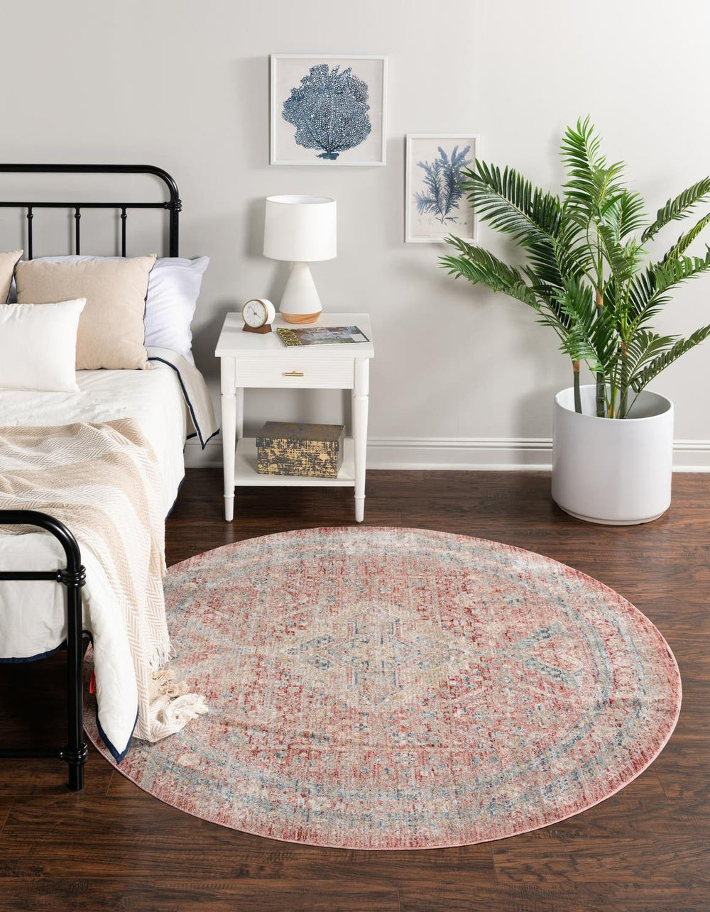 Unique Loom Gray 2' 2" X 6' Noble Runner - Elegant And Durable Hallway Accent For Stylish Entryways And Spaces Rose Rust  3147846-unique-loom