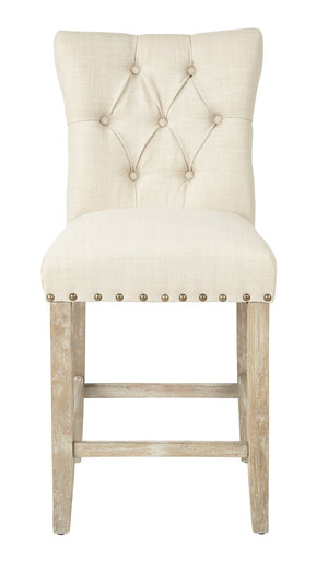 OSP Home Furnishings Preston 24" Counter Stool Marlow Burlap