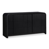 Fluted Black Dresser 314Black-D Meridian Furniture