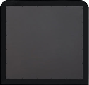 Fluted Black Mirror 314Black-M Meridian Furniture