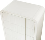 Fluted Cream Chest 314Cream-CH Meridian Furniture