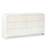 Fluted Cream Dresser 314Cream-D Meridian Furniture