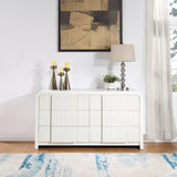 Fluted Cream Dresser 314Cream-D Meridian Furniture