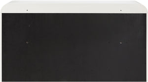 Fluted Cream Dresser 314Cream-D Meridian Furniture