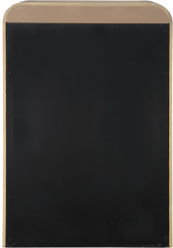 Fluted Natural Chest 314Natural-CH Meridian Furniture