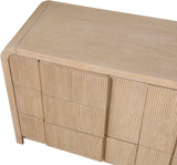 Fluted Natural Dresser 314Natural-D Meridian Furniture