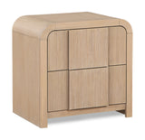 Fluted Natural Night Stand 314Natural-NS Meridian Furniture