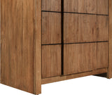 Fluted Walnut Chest 314Walnut-CH Meridian Furniture