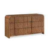 Fluted Walnut Dresser 314Walnut-D Meridian Furniture