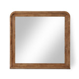 Fluted Walnut Mirror 314Walnut-M Meridian Furniture