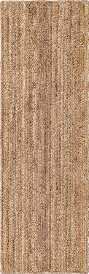 Unique Loom Natural Braided Jute Square Rug For Rustic Living Spaces - Durable, Organic Texture & Warmth Natural  3150055-unique-loom