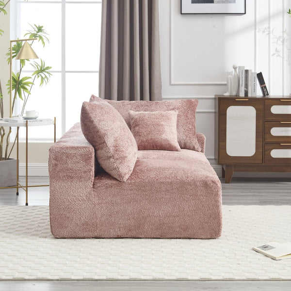 English Elm United Two-Person Sofa - Versatile Chenille Upholstery For Lounging, Napping & Flexible Layout W1568P222617-GIGA