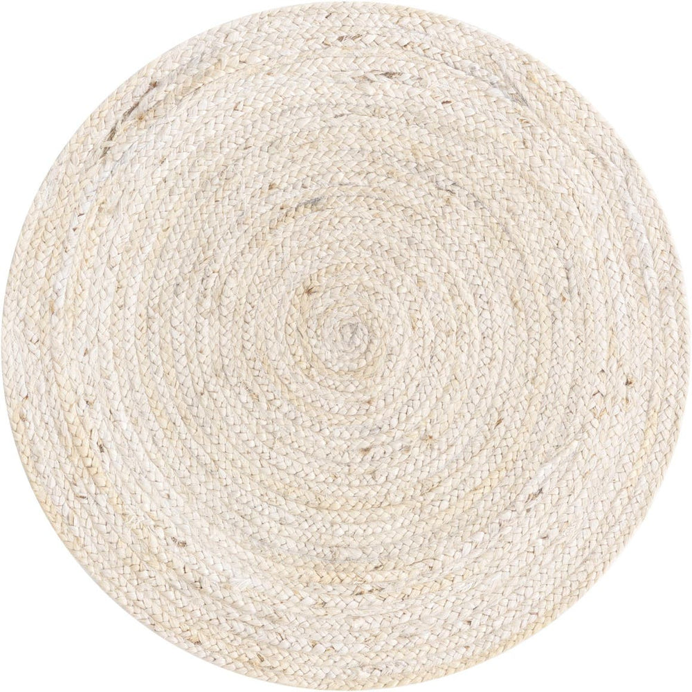 Unique Loom Navy Braided Jute Oval Rug - Stylish 3x5 Textured Accent For Living Rooms And Bedrooms Decor Gray  3153084-unique-loom