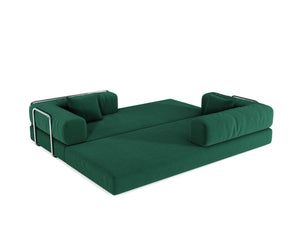 English Elm 78.8Inch Modular Sectional Sofa Bed - Versatile Green Corduroy Furniture For Living Room & Bedroom W3147P278115