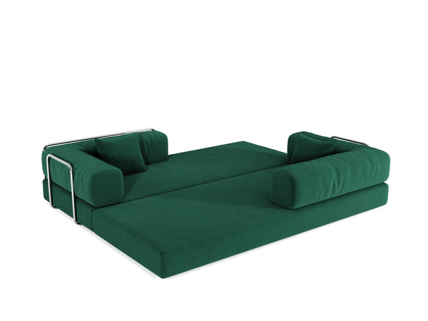 English Elm 78.8Inch Modular Sectional Sofa Bed - Versatile Green Corduroy Furniture For Living Room & Bedroom W3147P278115