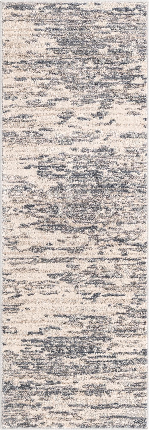Unique Loom Brown 2' X 6' Oasis Runner Rug - Enhance Your Home Decor With Earthy Elegance And Durability Gray  3154243-unique-loom