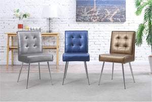 OSP Home Furnishings Amity Dining Chair Sizzle Azure