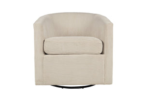 English Elm Swivel Corduroy Accent Chair with U-shaped Back for Cozy Living Room Reading Nooks B089P416572