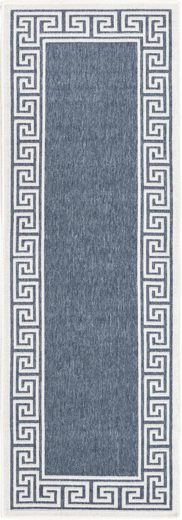 Unique Loom Navy Coastal Outdoor Area Rug - Durable 4' X 6' Design In Deep Blue Hues For Patios And Decks Navy,Blue  3157848-unique-loom
