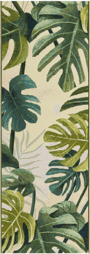 Unique Loom Multi Vibrant 2' X 3' Outdoor Botanical Rug - Lively Nature-inspired Design For Patios & Gardens Green  3157923-unique-loom