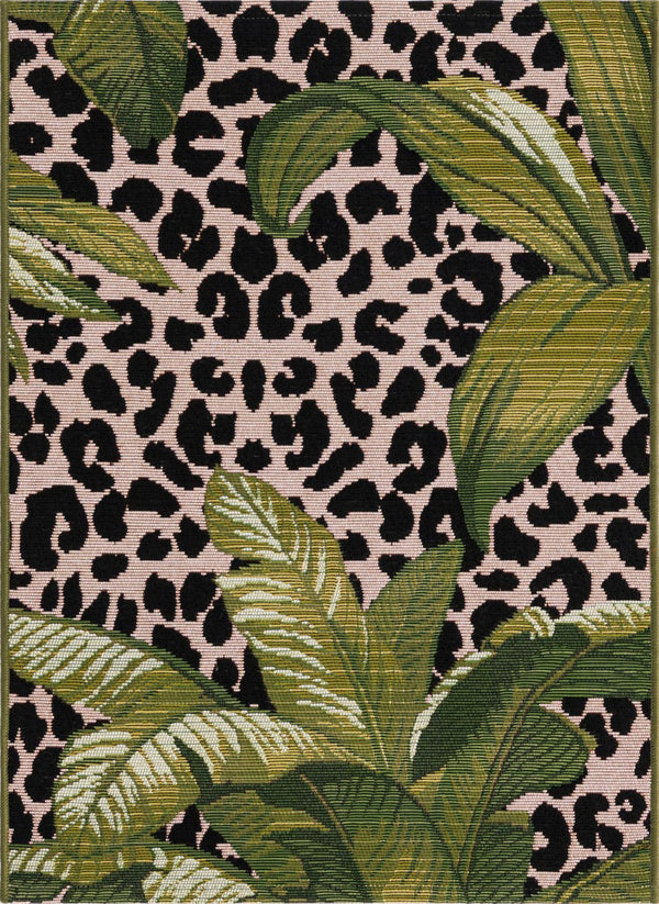 Unique Loom Multi Vibrant 2' X 3' Outdoor Botanical Rug - Lively Nature-inspired Design For Patios & Gardens Green  3157959-unique-loom