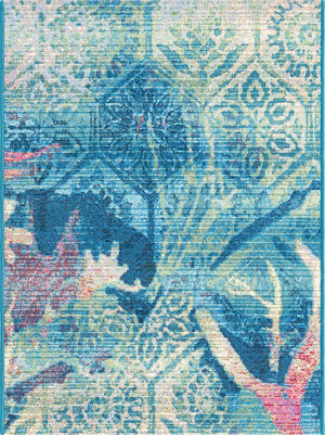 Unique Loom Multi Outdoor Coastal Rug - Vibrant, Weather-resistant Design Perfect For Stylish Patios & Decks Multi  3157968-unique-loom