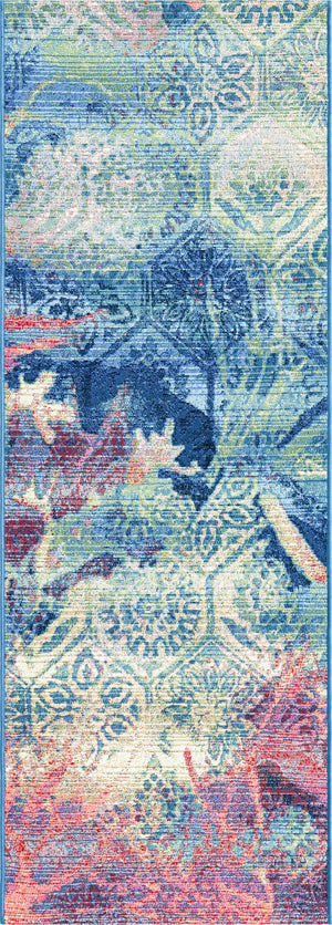 Unique Loom Multi Outdoor Coastal Rug - Vibrant, Weather-resistant Design Perfect For Stylish Patios & Decks Multi  3157972-unique-loom