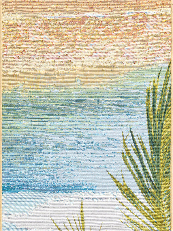 Unique Loom Multi Outdoor Coastal Rug - Vibrant, Weather-resistant Design Perfect For Stylish Patios & Decks Multi  3157977-unique-loom