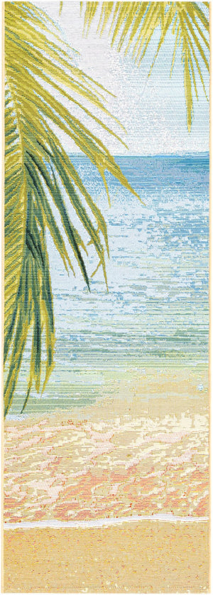 Unique Loom Multi Outdoor Coastal Rug - Vibrant, Weather-resistant Design Perfect For Stylish Patios & Decks Multi  3157981-unique-loom