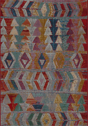Unique Loom Multi Outdoor Modern 4' X 6' Rug - Vibrant Colors And Contemporary Design For Stylish Patios Multi  3158165-unique-loom