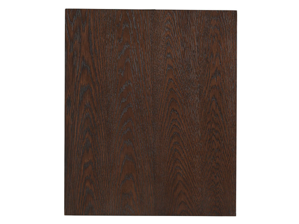 Lexington Sligh Alden Mobile File Chest - Elegant Dark Walnut Storage With Antique Bronze Hardware For Stylish Organization Carrington Wood 315-452