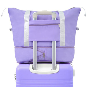 English Elm Hardshell Abs Suitcase Set with Spinner Wheels Tsa Lock Duffel and Toiletry Bag N732P193484I