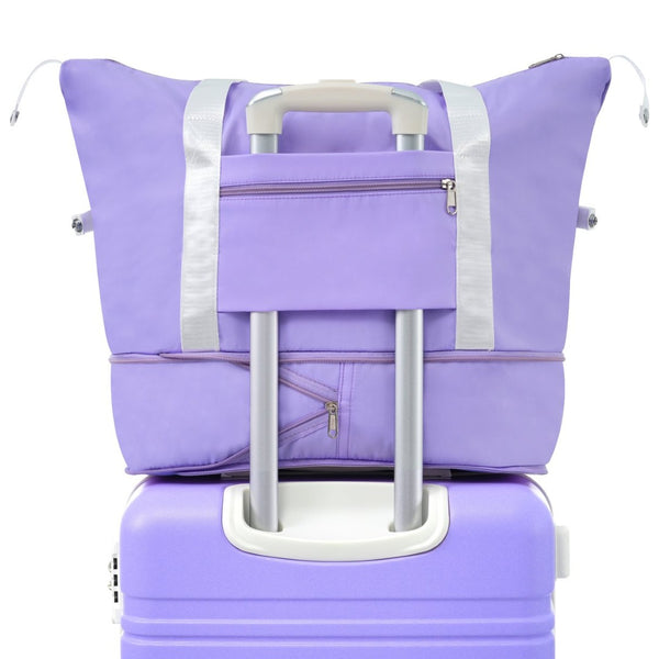 English Elm Hardshell Abs Suitcase Set with Spinner Wheels Tsa Lock Duffel and Toiletry Bag N732P193484I