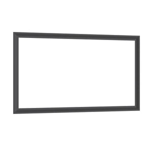 English Elm 60"x36" Oversized Modern Rectangle Mirror with Aluminum Frame Explosion-Proof Glass for Bathroom and Bedroom Black W708P297671