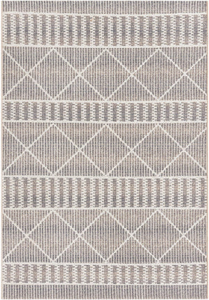 Unique Loom Gray Outdoor Trellis Runner - Stylish 6-foot Design For Walkways, Durable And Elegant Décor Solution Gray  3160265-unique-loom