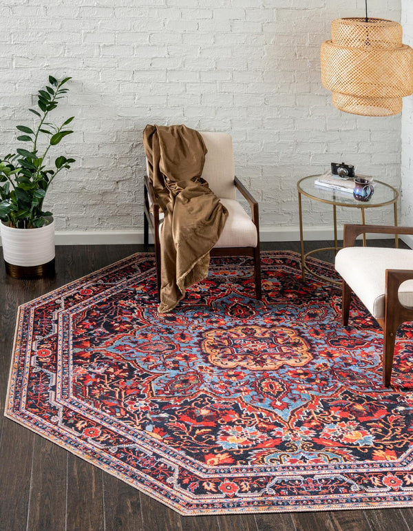 Unique Loom Rust Red Timeless 2' X 8' Runner - Classic Design For Warmth And Style In Entryways Or Hallways Burgundy  3185947-unique-loom