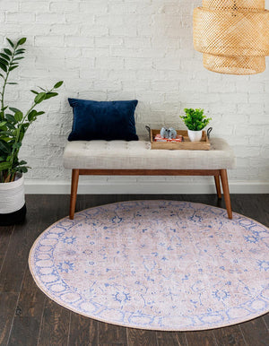 Unique Loom Beige Timeless Round Rug - Classic 5' Diameter Design For Elegant Home Décor And Versatile Style Beige  3161236-unique-loom