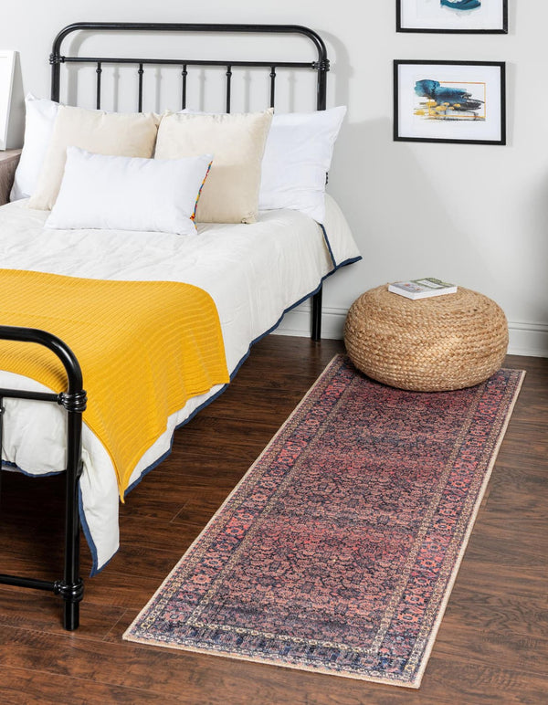 Unique Loom Charcoal Timeless 2' X 3' Area Rug - Versatile Deep Color Design For Modern And Traditional Spaces Navy,Blue  3161332-unique-loom