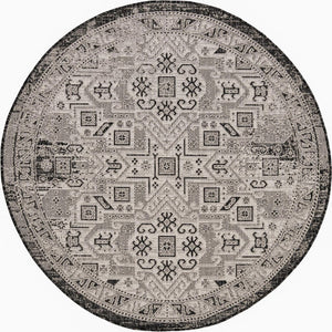 Unique Loom Natural Outdoor Aztec Area Rug – Durable, Weather-resistant Design For Patios, Decks, And Gardens Gray  3162379-unique-loom