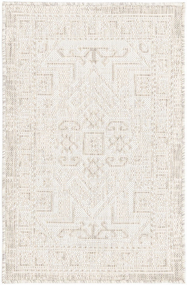 Unique Loom Rust Outdoor Aztec Rug In Vibrant Rust Red – Perfect Cultural Flair For Patios And Entryways Gray  3162403-unique-loom