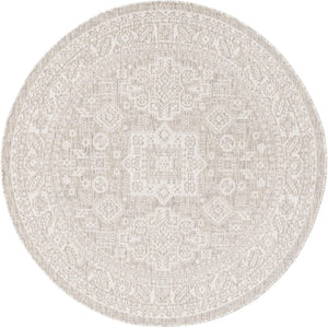 Unique Loom Blue Outdoor Aztec Rug – Durable 3' X 5' Design For Stylish Patios, Porches, And Sunrooms Gray  3162595-unique-loom