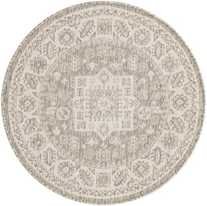 Unique Loom Blue Outdoor Aztec Rug – Durable 3' X 5' Design For Stylish Patios, Porches, And Sunrooms Gray  3162597-unique-loom