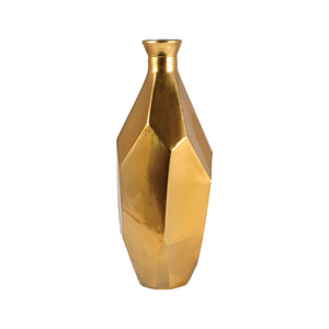 Origami Tall Bottle Metallic Gold 316296 Elk Home