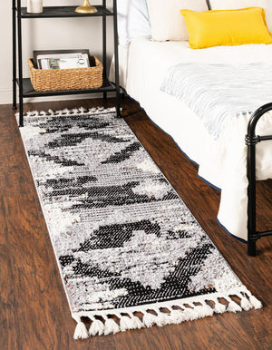 Unique Loom Fossil Gray 2' X 6' Cherokee Runner - Stylish, Durable Hallway Accent For Timeless Home Décor Gray  3163619-unique-loom