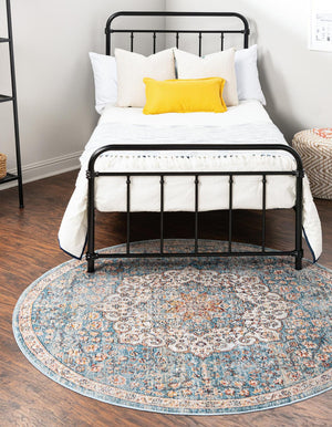 Unique Loom Blue Newport 3' X 10' Runner Rug - Stylish, Durable Design Perfect For High-traffic Areas In Your Home Blue  3164383-unique-loom