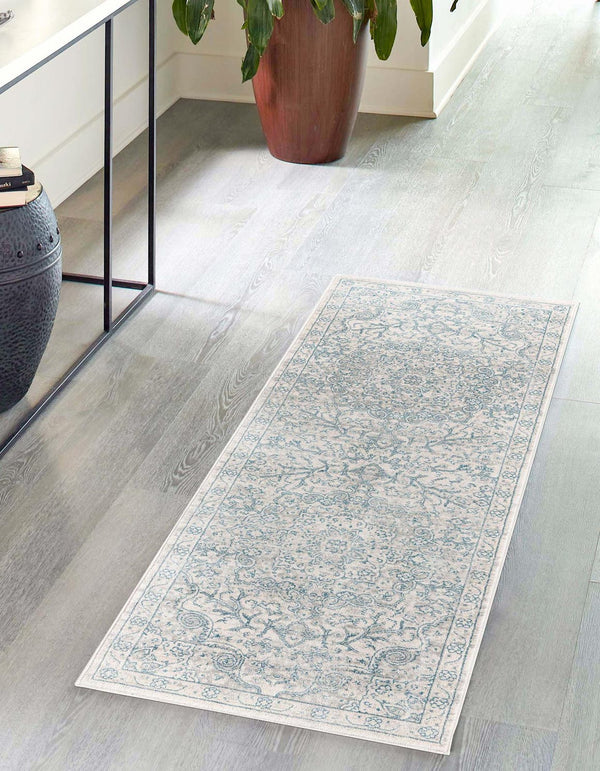 Unique Loom Multi 2' X 4' Newport Runner - Vibrant Multi-color Design For Stylish Entryways And Hallways Gray  3164437-unique-loom