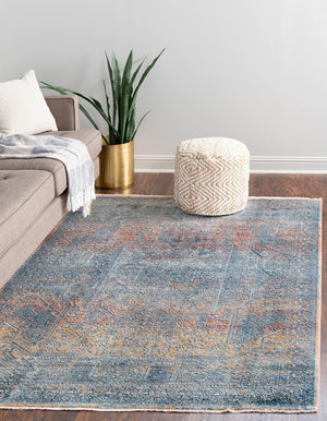 Unique Loom Red Newport 2' X 6' Runner - Vibrant, Durable Floor Accent For High-traffic Areas, Stylish Design Multi  3164548-unique-loom