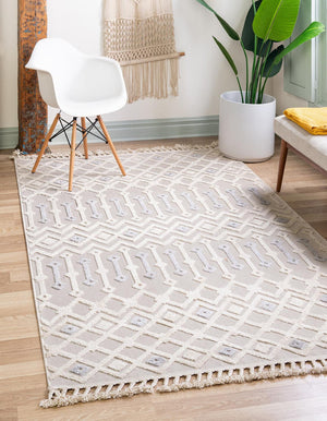 Unique Loom Sandy Elegant 3' Round Arlo Rug - Cozy Neutral Décor Accent For Any Home Style And Space Beige  3165529-unique-loom