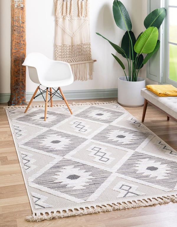 Unique Loom Sandy Elegant 3' Round Arlo Rug - Cozy Neutral Décor Accent For Any Home Style And Space Beige  3165586-unique-loom