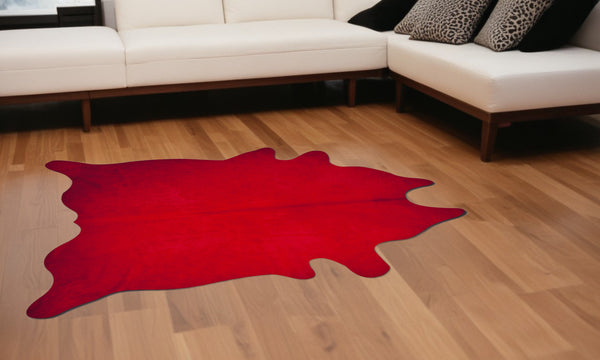 Homeroots 72" X 84" Firecracker Cowhide - Rug Firecracker Cowhide 316705